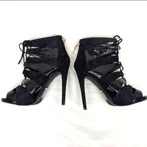 New Bebe Lace Up Heels Women's Size 9